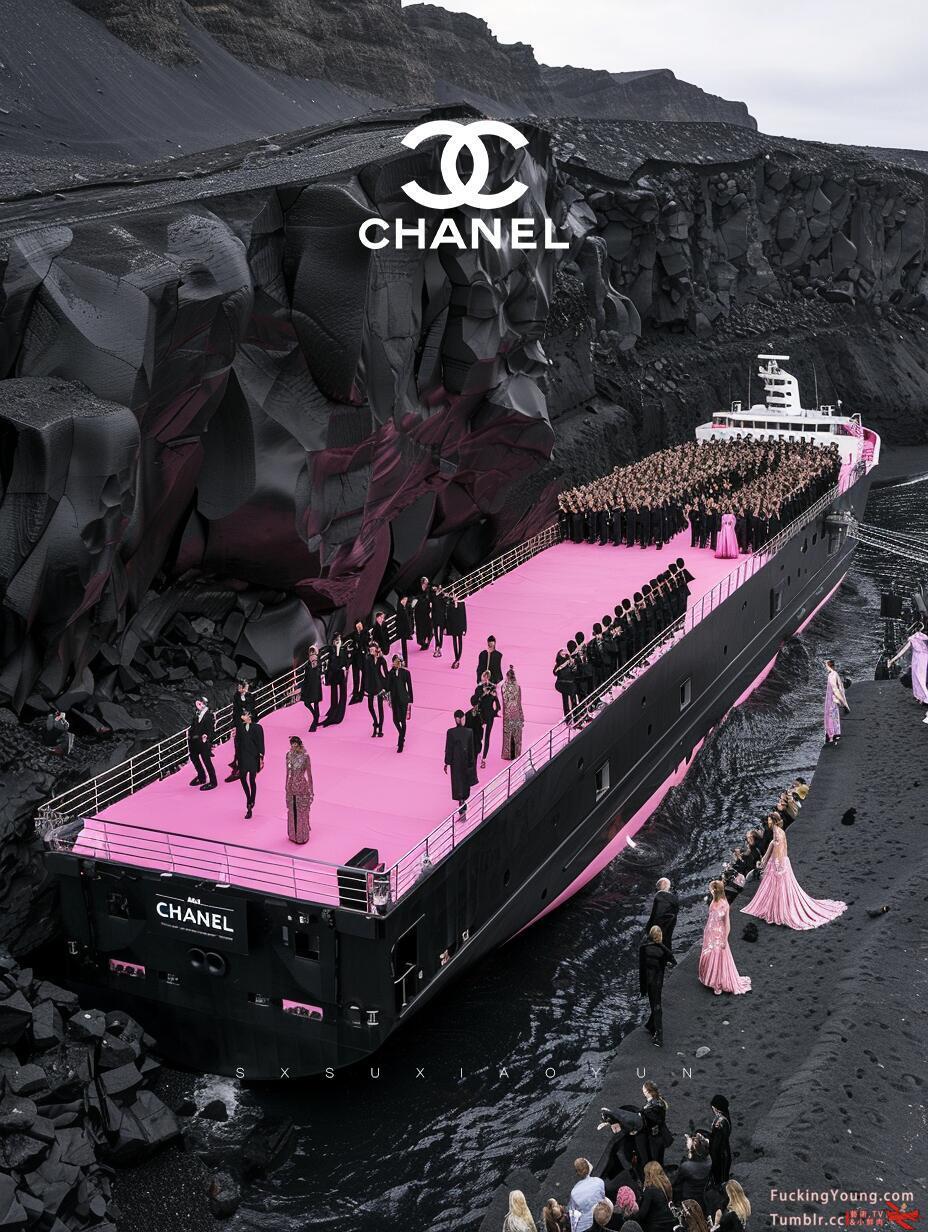 香奈儿“La Pausa号”的邮轮：black pink in your area！