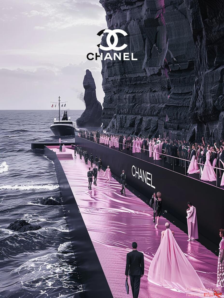香奈儿“La Pausa号”的邮轮：black pink in your area！