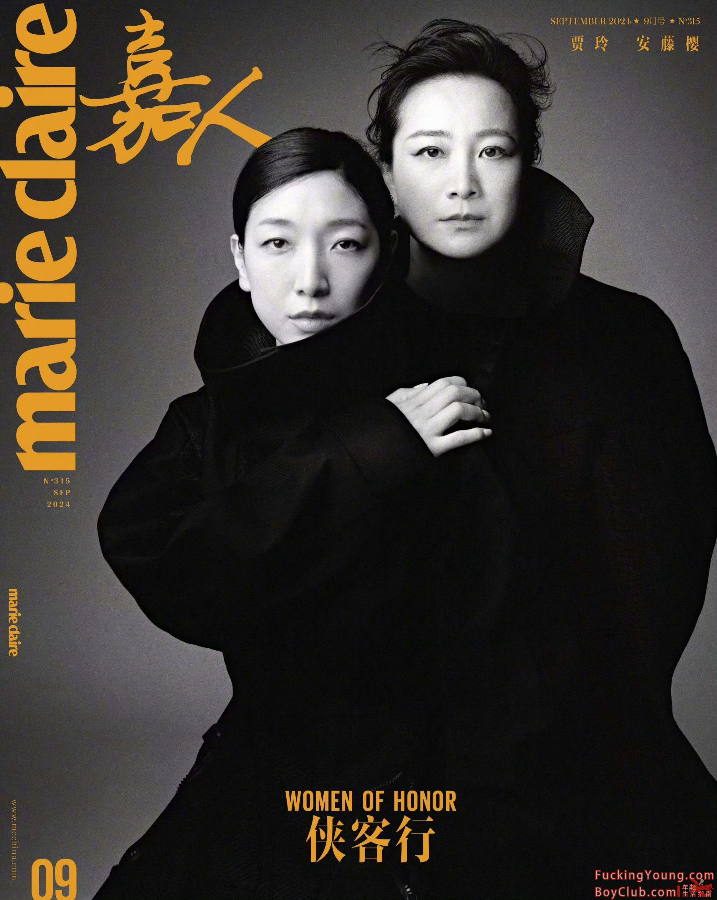 嘉人：贾玲 X 安藤樱 双A大女主互拍同框！
