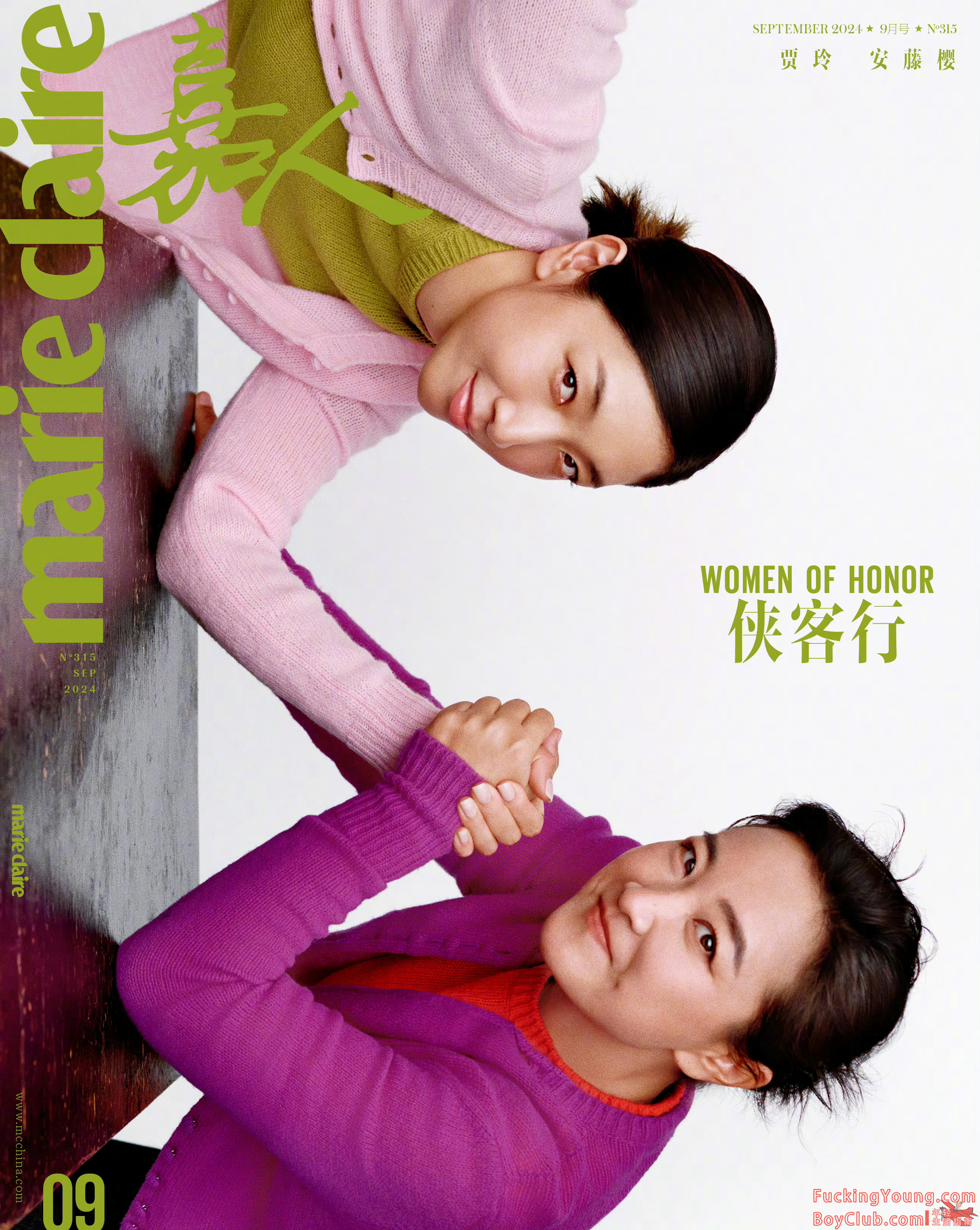 嘉人：贾玲 X 安藤樱 双A大女主互拍同框！