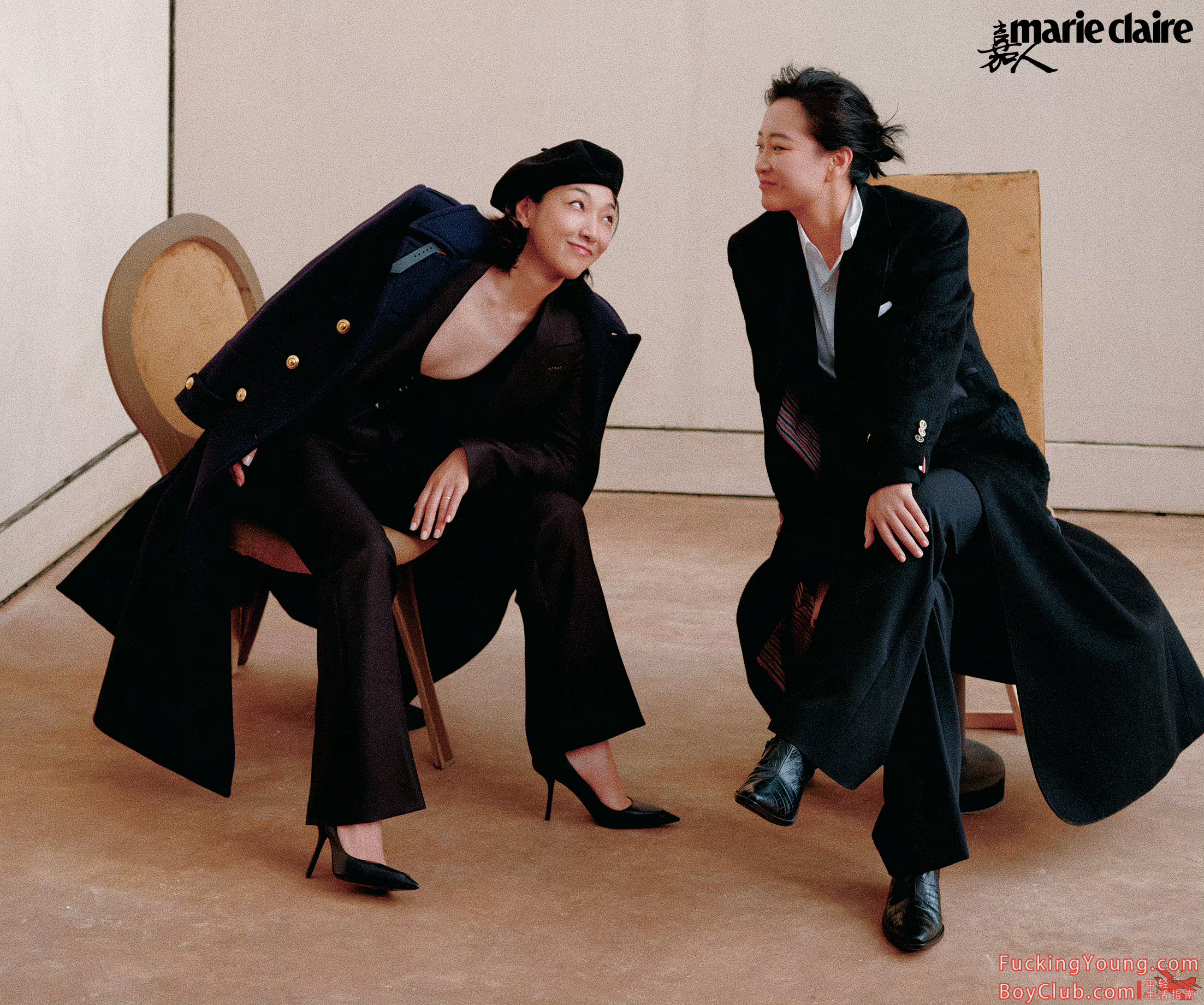 嘉人：贾玲 X 安藤樱 双A大女主互拍同框！