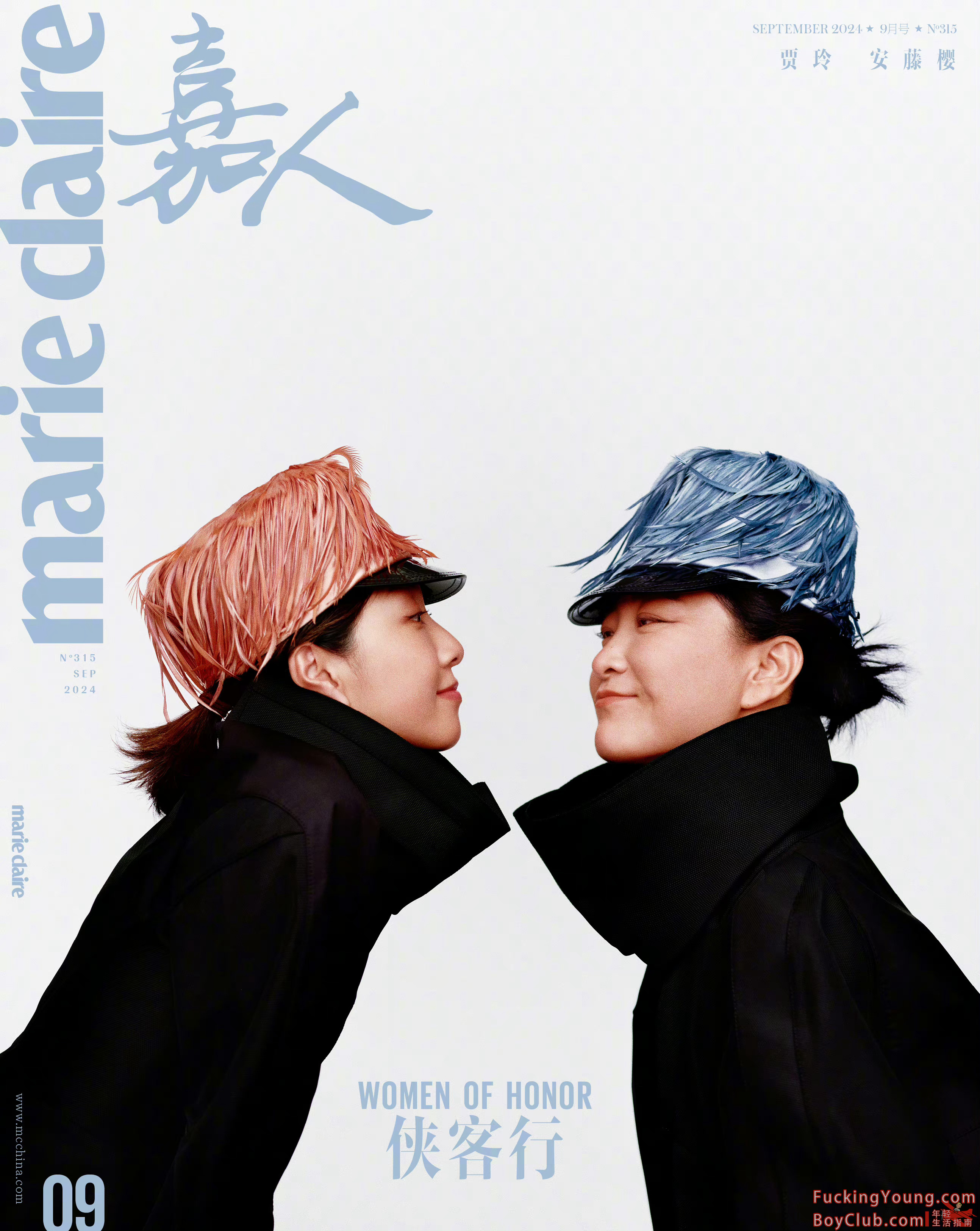 嘉人：贾玲 X 安藤樱 双A大女主互拍同框！