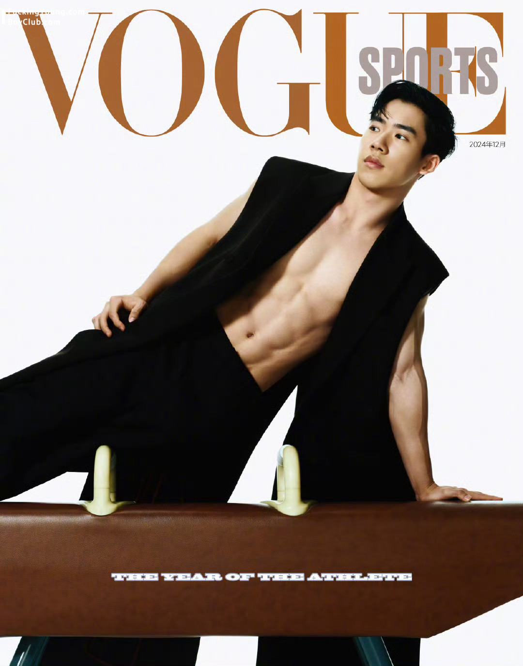 Vogue 拍的男运动员的身材