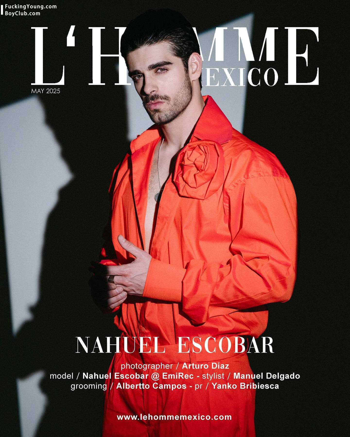 超绝颜值 墨西哥男演员Nahuel Escobar 𝙓 L'Homme 写真一览。 ​​​