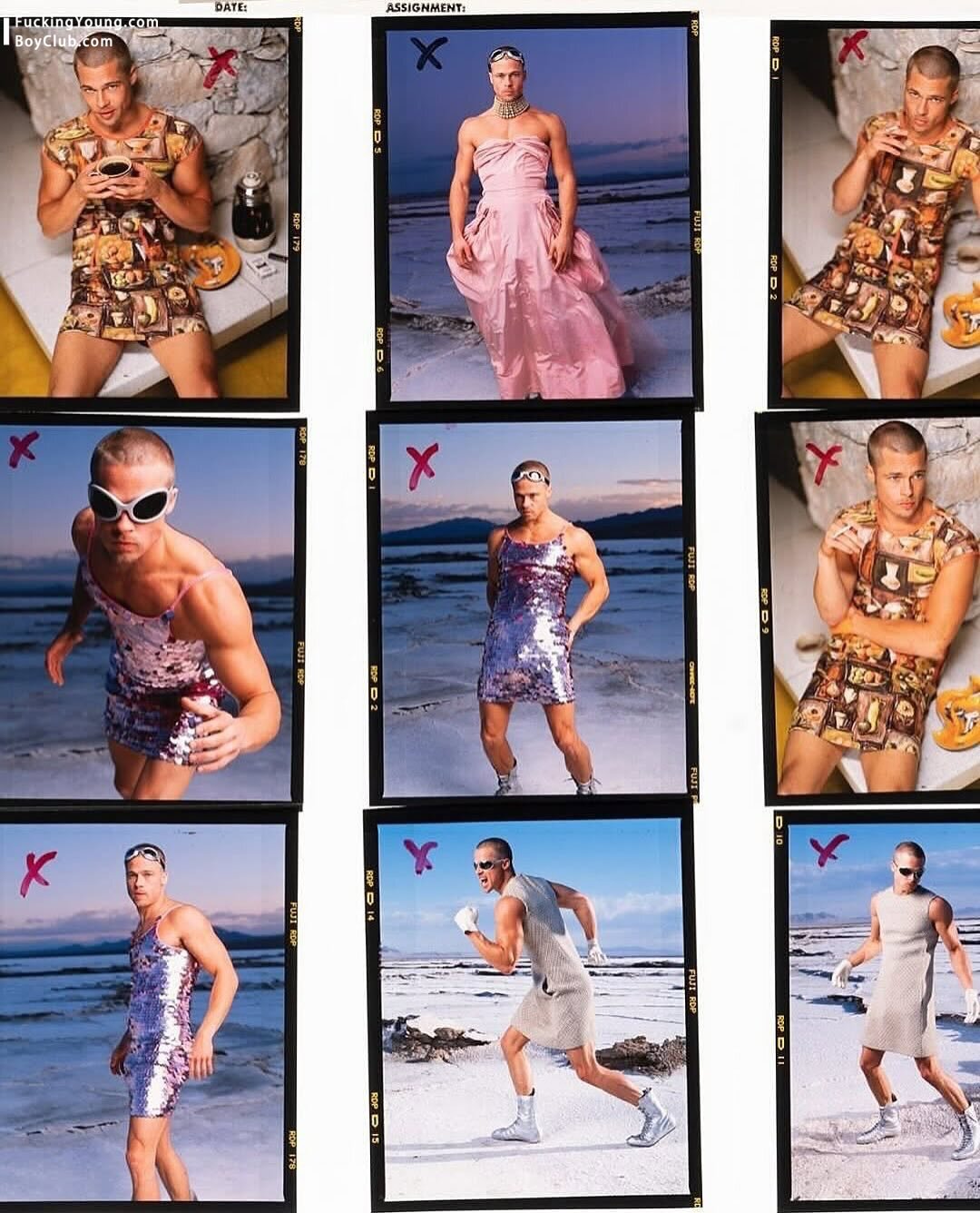 Brad Pitt for Rolling Stone Magazine (1999)